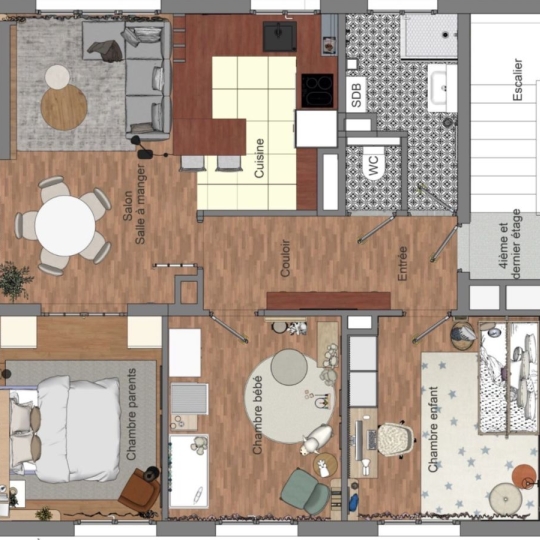  PROGEDIM / ESPLANADE IMMOBILIER : Appartement | CHAMPIGNY-SUR-MARNE (94500) | 64 m2 | 199 000 &euro; 